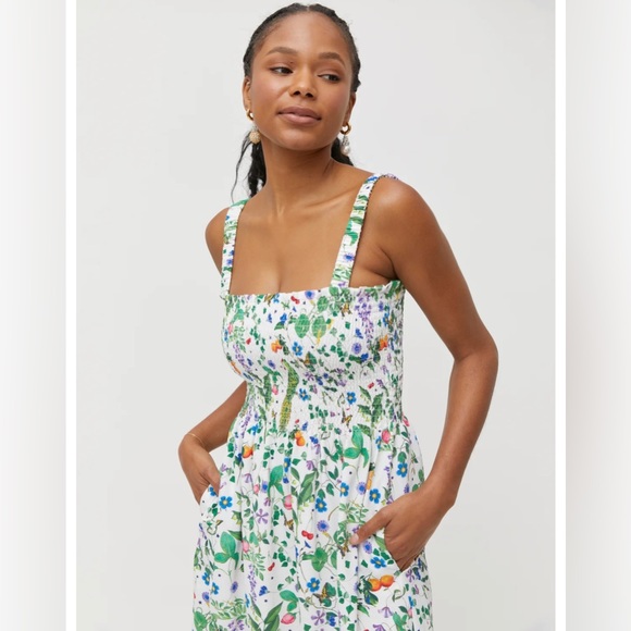 Hill House Home Anjuli Dress in Silken Petal Wings Crepe (Artist’s Edition) - Picture 3 of 5